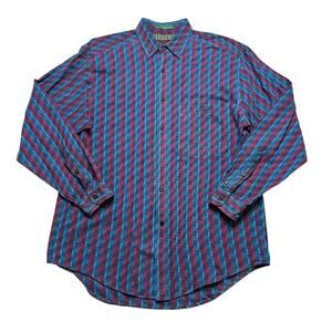 Vintage Levi’s Sutter Creek Shirt Men’s M Multicolor Check Striped Button-Up 90s